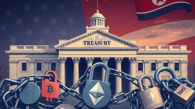 Illustrates the impact of US Treasury's decisive North Korea crypto sanctions against illicit finance operations.