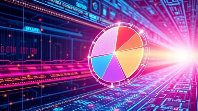 Visual representation of PIEVERSE tokenomics, illustrating the strategic allocation for a robust blockchain payment infrastructure.