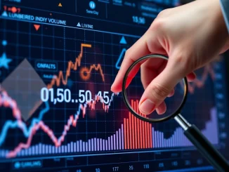 A chart illustrating Polymarket's artificially inflated trading volume, raising concerns about market integrity.