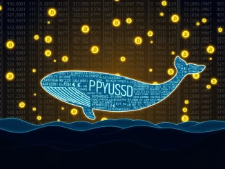 Illustrates the significant PYUSD transfer of $200 million, highlighting major crypto whale activity.