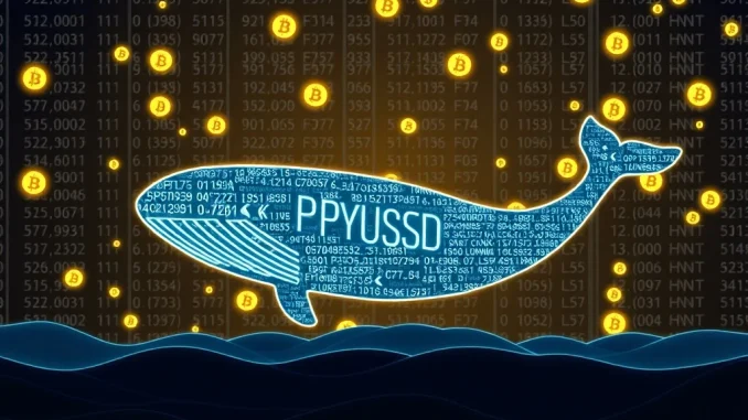 PYUSD Transfer: Unveiling the Crucial $200 Million Stablecoin Movement Illustrates the significant PYUSD transfer of $200 million, highlighting major crypto whale activity.