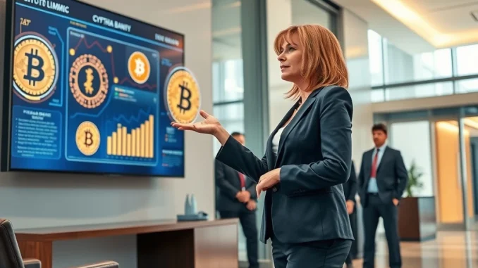 US Senator Cynthia Lummis encouraging regional banks to embrace crypto and digital asset innovation.