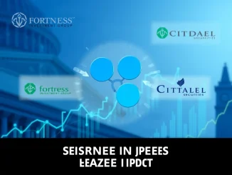 Visualizing the significant Ripple investment, showing a $500M financial boost and a $40B valuation, impacting the blockchain funding landscape.