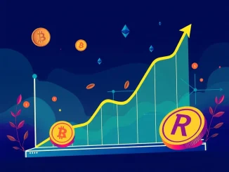 A graph showing Robinhood crypto revenue surging, reflecting strong Q3 earnings and increased trading volume.