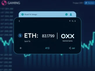 Visualizing SharpLink Gaming's significant ETH deposit to OKX, highlighting potential crypto market shifts.