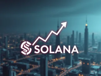 A chart illustrating the significant decline in Solana daily active addresses, symbolizing reduced Solana network activity.
