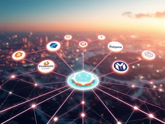 Visualizing Solana and Polygon collaborating to standardize cross-chain payments, streamlining digital transactions for enhanced efficiency.