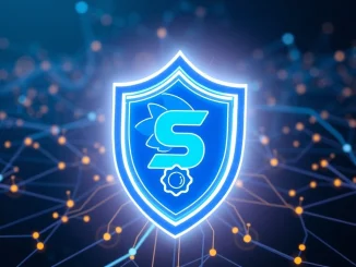 A digital shield icon representing Sonic security, protecting against a potential Beets exploit within a blockchain network.