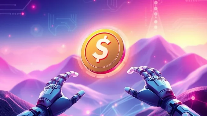 SOON Token Explodes: Price Doubles Amid Groundbreaking x402 AI Experiment A digital SOON token soaring on a price chart, symbolizing the impact of the x402 social experiment on AI agents and autonomous payments.