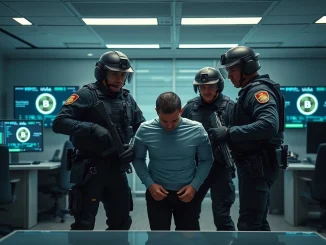 Spanish police apprehend alleged crypto scam mastermind Romillo Castillo, exposing a $300M fraud with far-right political connections.