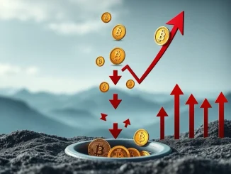 A chart illustrating the significant net outflows from Spot Bitcoin ETFs, reflecting recent market trends.