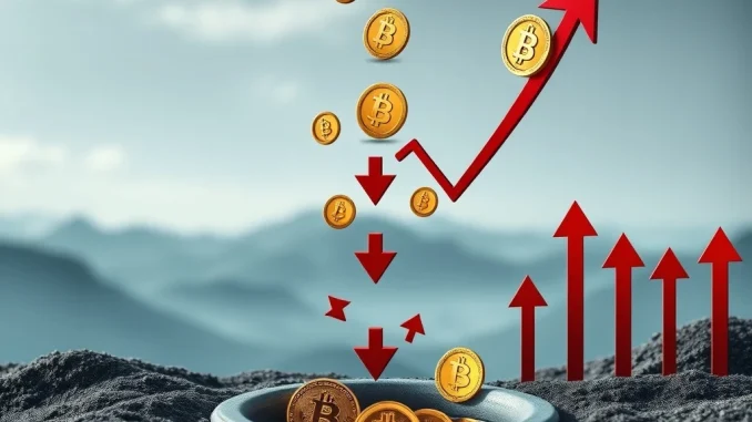 A chart illustrating the significant net outflows from Spot Bitcoin ETFs, reflecting recent market trends.