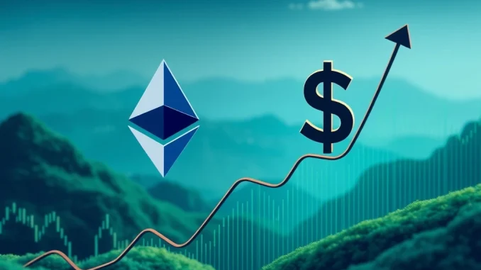 Chart showing a positive trend for spot ETH ETFs, indicating a significant $9.09M net inflow and renewed market optimism.
