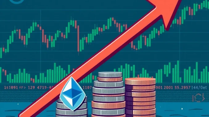 Chart illustrating **Spot Ethereum ETFs** experiencing net outflows, indicating a decline in investment in the crypto ETF market.