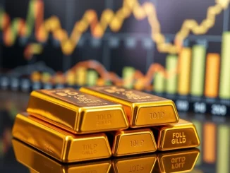 A stack of gleaming gold bars symbolizing the surging Spot Gold Price and its significance in global markets.