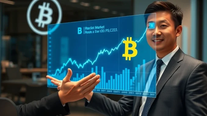 Analyst Willy Woo discussing Strategy Bitcoin holdings and market resilience against a backdrop of a crypto price chart.