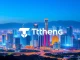 Tether Vietnam partnership with Da Nang to develop blockchain solutions, symbolizing digital transformation and innovation.