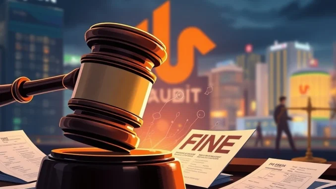 South Korea's FIU imposes a significant Upbit fine on Dunamu, symbolizing regulatory action against crypto compliance failures.