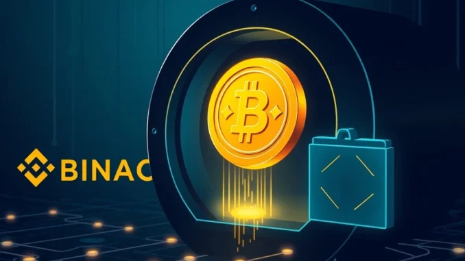 A visual representation of a massive USDC transfer from Binance to an unknown wallet, highlighting the scale of this crypto transaction.