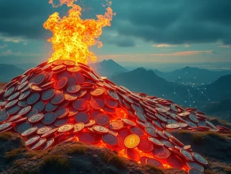 Illustration of 252 million USDC burned, representing a significant reduction in stablecoin supply within the crypto market.