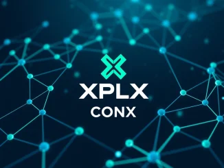 Visualizing the XPLA token name change to CONX, highlighting the evolution of the Com2uS Holdings blockchain.
