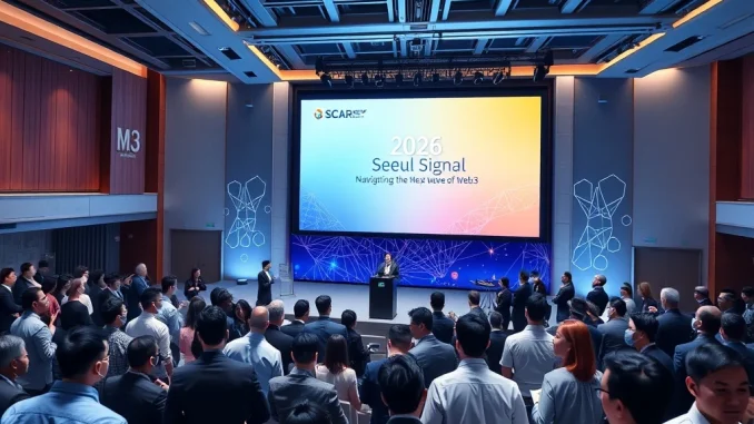 Professional Web3 conference 2026 Seoul Signal event in Gangnam Seoul for blockchain builders and investors