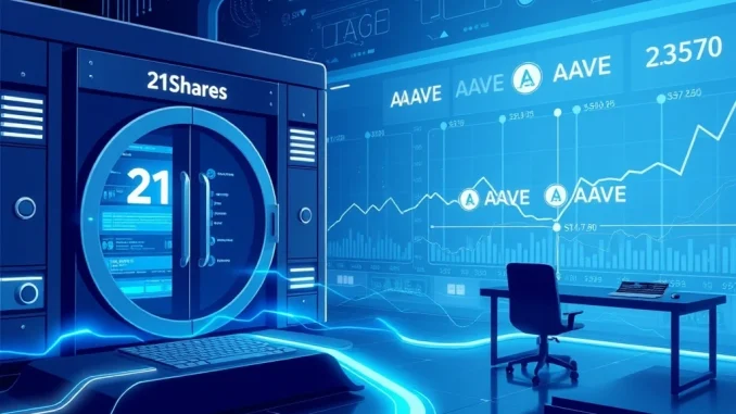 Analysis of 21Shares transferring AAVE tokens to Flow Traders and potential market impact