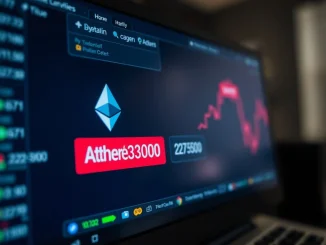 A detailed visualization of an address poisoning attack showing two nearly identical Ethereum wallet addresses.