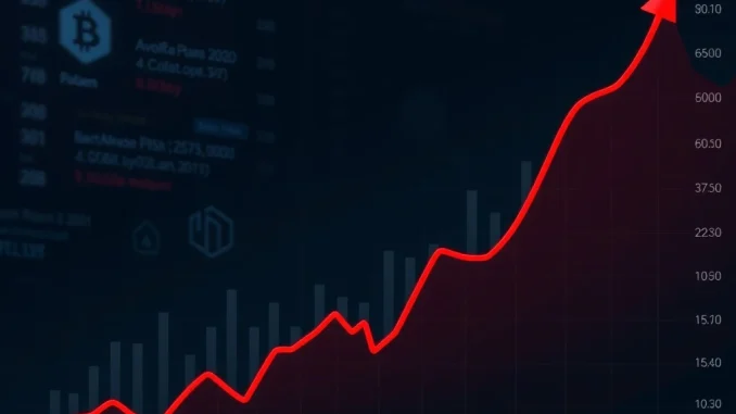 Graph showing 1INCH token price plunging due to poor altcoin liquidity on cryptocurrency exchanges.