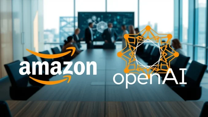 Amazon's strategic $50 billion investment in OpenAI represents major AI industry consolidation