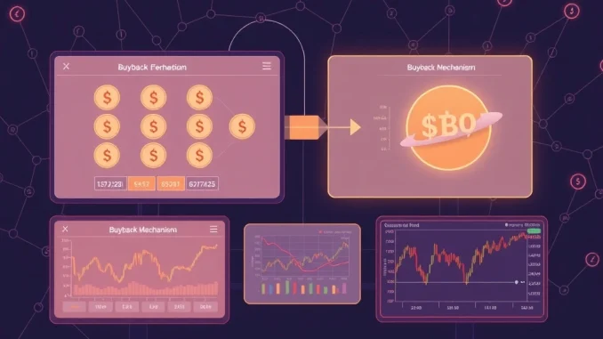Aster decentralized exchange token buyback program mechanism and fee allocation visualization