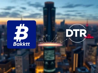 Conceptual merger of Bakkt and DTR to dominate stablecoin payments and crypto infrastructure.