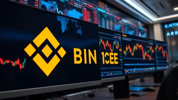 Binance exchange interface displaying new ACU and 我踏马来了 perpetual futures contracts with leverage trading options