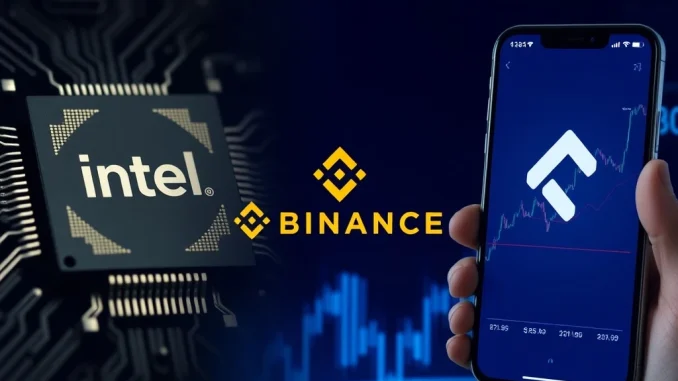 Binance perpetual futures for Intel and Robinhood stocks bridge crypto and traditional finance markets.