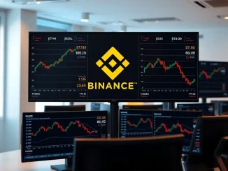 Binance cross margin trading interface showing new BNB, ETH, SOL, and TRX pairs against stablecoins