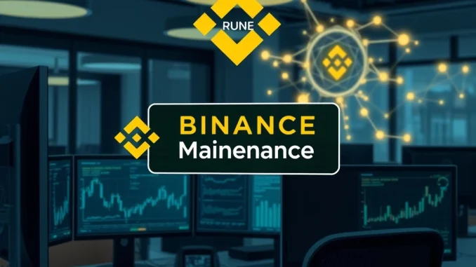 Binance temporarily suspends THORChain RUNE transactions for network protocol upgrade