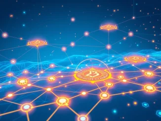 Binance Smart Chain leading blockchain network activity with data visualization of transactions and network speed