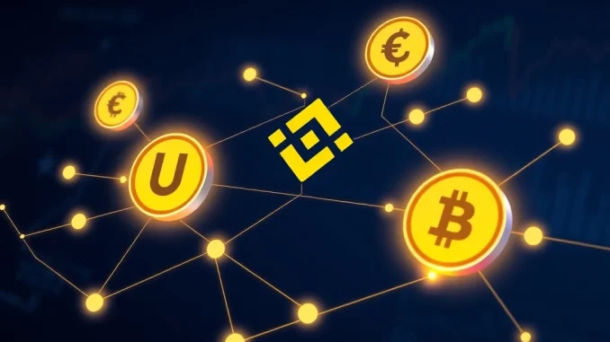 Binance exchange interface showing new U/USDT and U/USDC margin trading pairs for cryptocurrency investors