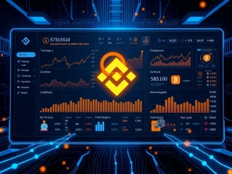 Binance Wallet AI tools analyzing cryptocurrency market trends and data visualizations for investors