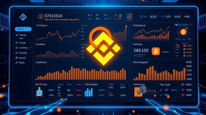 Binance Wallet AI tools analyzing cryptocurrency market trends and data visualizations for investors