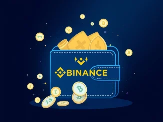 Binance Wallet SPACE airdrop distribution to Alpha traders visualized as digital token transfer