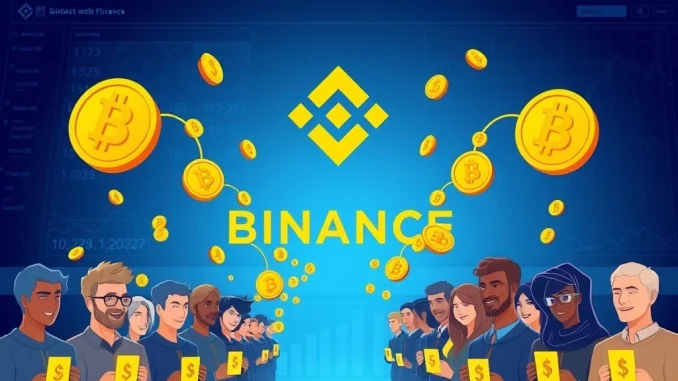 Binance WLFI airdrop campaign distributing tokens to USD1 cryptocurrency holders