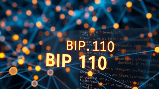 Bitcoin network nodes signaling support for BIP 110 protocol proposal in technical governance debate