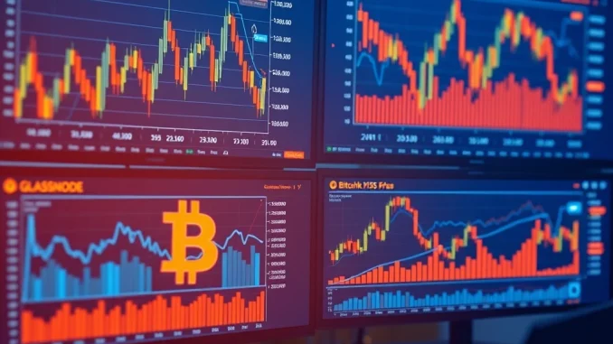 Glassnode analysis shows Bitcoin consolidation patterns with on-chain metrics indicating range-bound trading between $90K and $98K