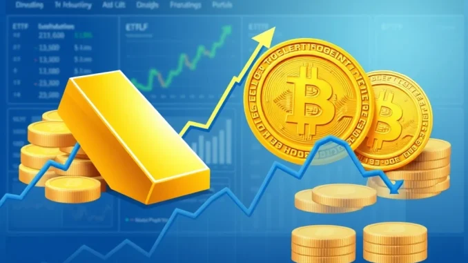Bitcoin price surge prediction compared to gold ETF demand patterns by Bitwise CIO