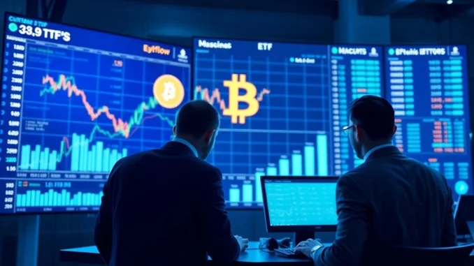 Bitcoin ETF institutional investment surge with $1.42 billion weekly inflows driving market dynamics