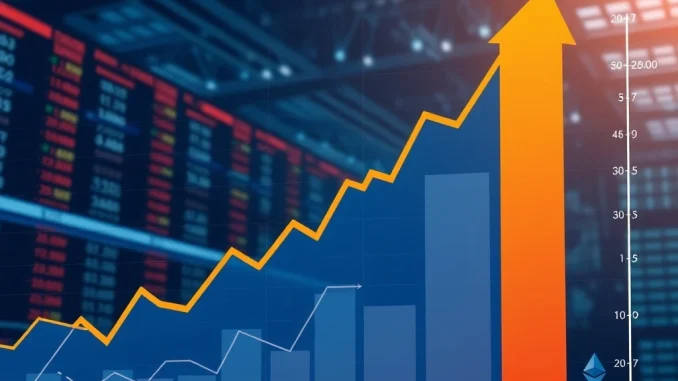 Chart showing record spot Bitcoin and Ethereum ETF inflows signaling major institutional investment shift