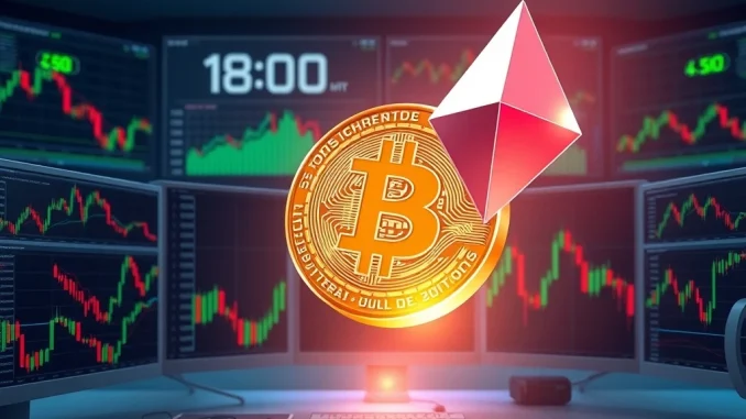 Massive Bitcoin and Ethereum options expiration impacting crypto market volatility and price levels.