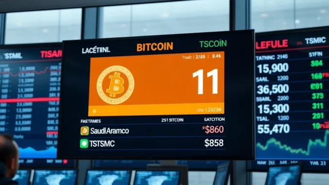 Bitcoin Falls: Shocking Exit from World's Top 10 Most Valuable Assets Bitcoin drops from top 10 most valuable assets ranking amid market volatility and liquidations