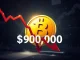 Bitcoin price falling below the $90,000 support level in cryptocurrency market analysis